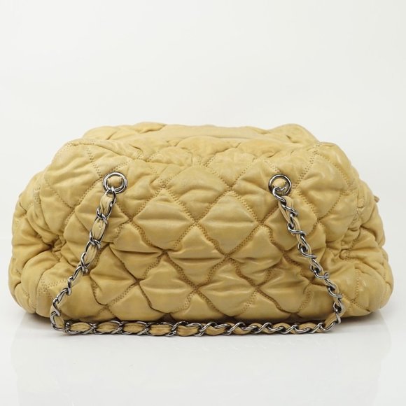 Chanel Beige Leather Quilted Bag #N7334H99 - Picture 3 of 16